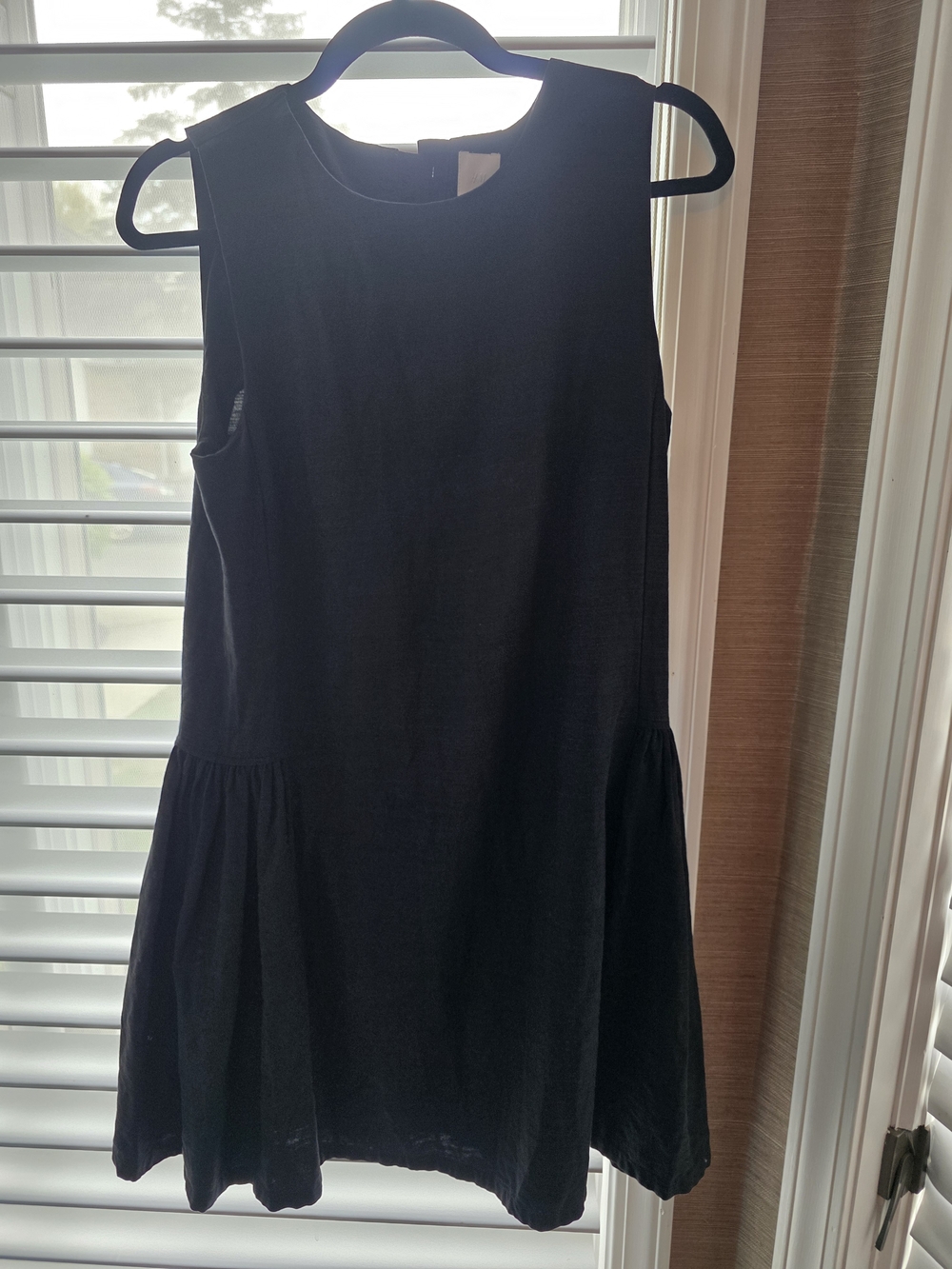 H&M Black Sleeveless Drop-Waist Dress